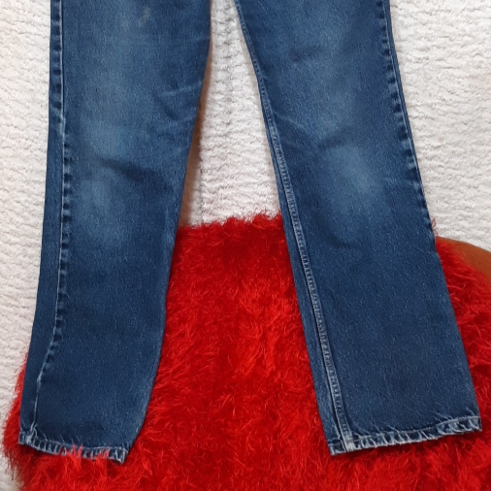 Womens ANCHOR BLUE Jeans Boot cut 13/14 classic basic Cotton - Picture 9 of 14